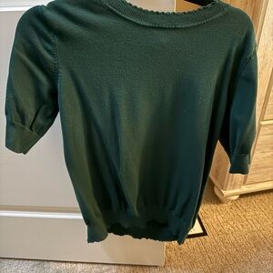 Anne Klein Teal Knit Top